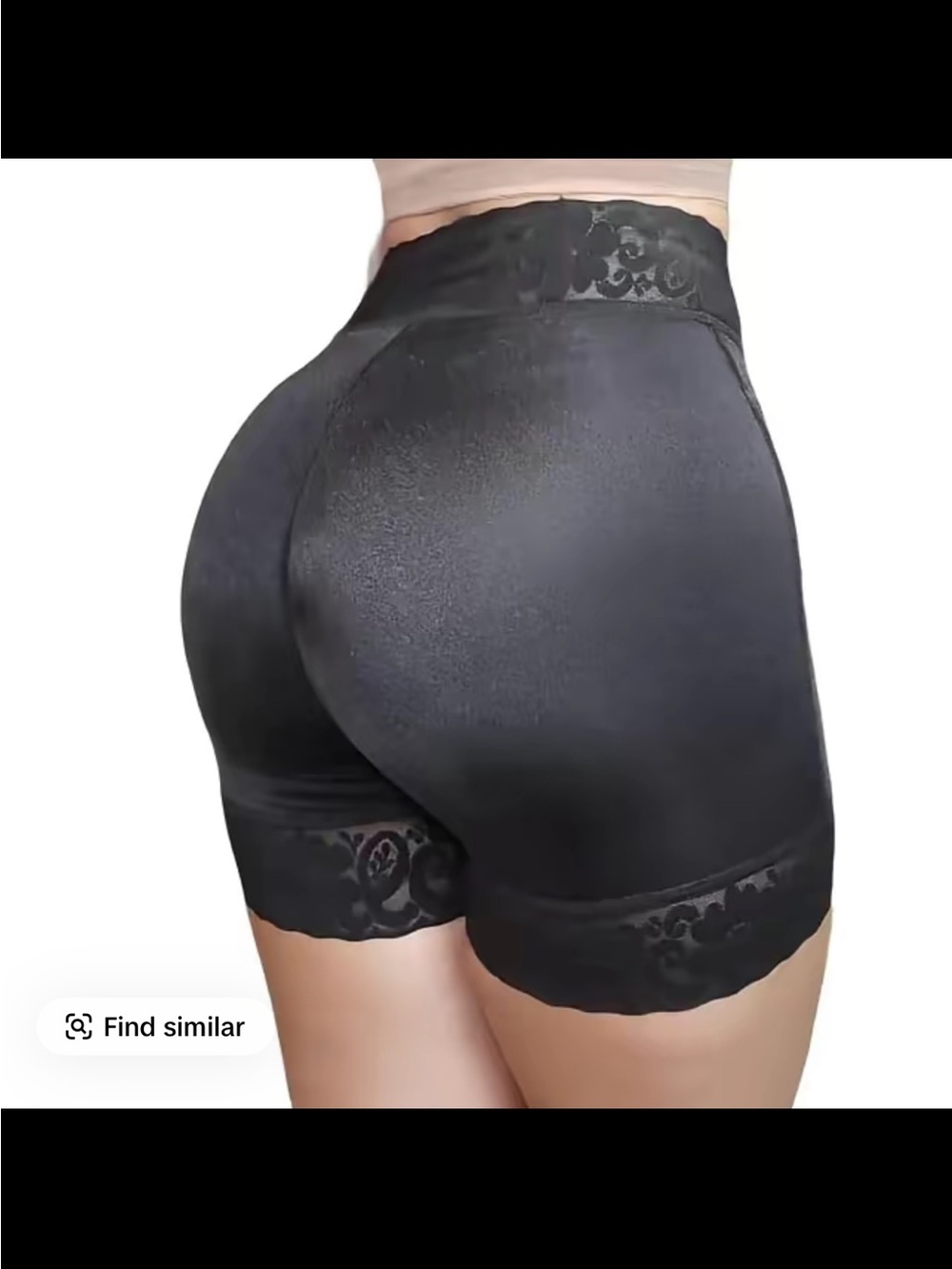 Noely faja Colombian Black High-Waist Shaping Lace-Trim Short - Women Intimates